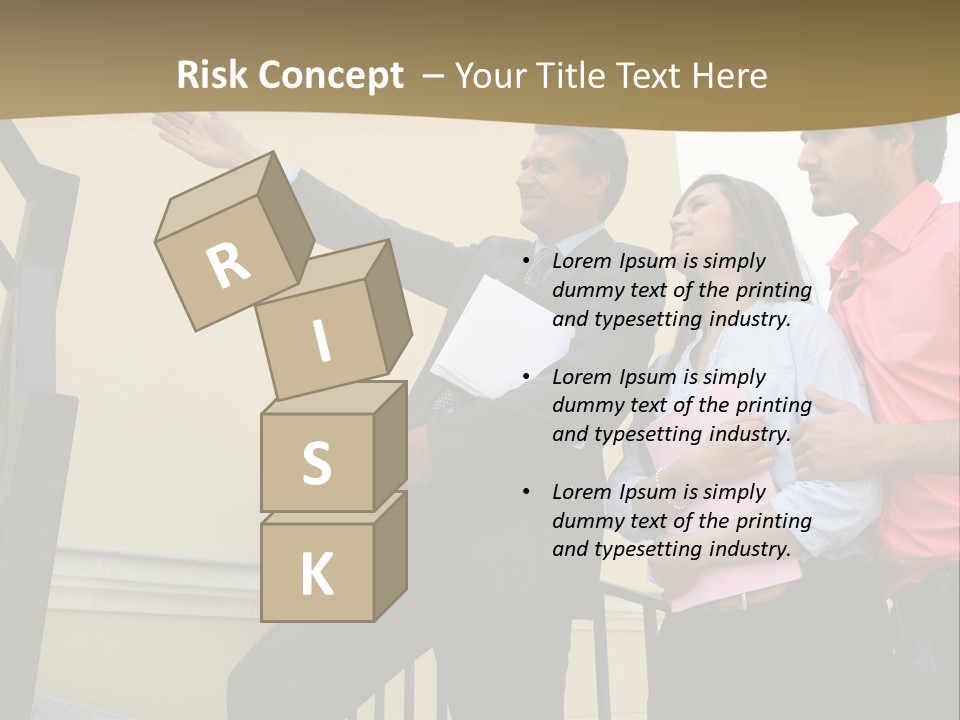 Realtor Shows The House PowerPoint Template