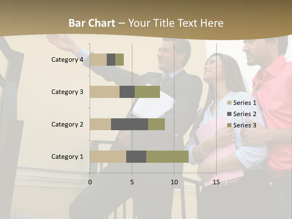 Realtor Shows The House PowerPoint Template