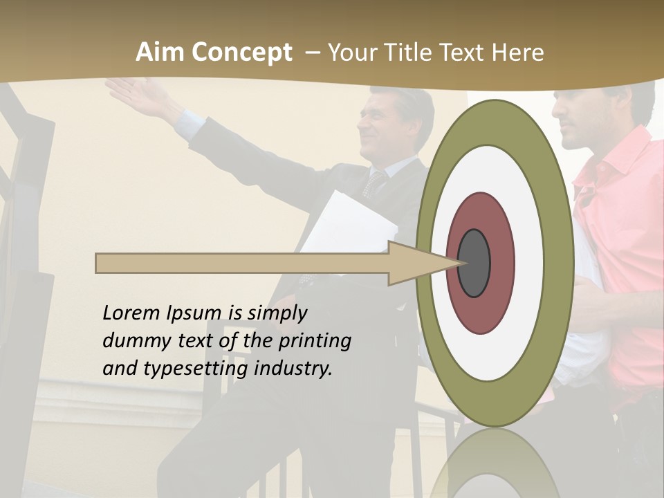 Realtor Shows The House PowerPoint Template