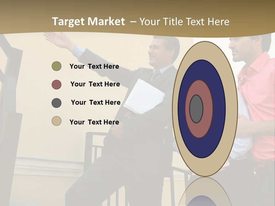 Realtor Shows The House PowerPoint Template