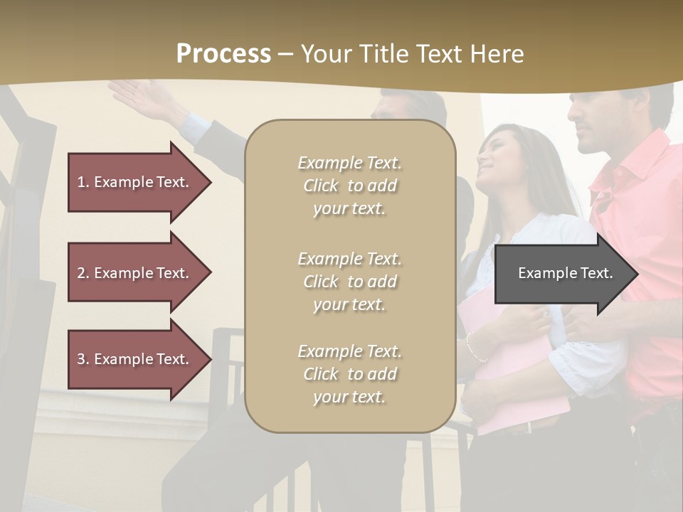 Realtor Shows The House PowerPoint Template