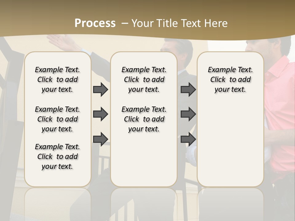 Realtor Shows The House PowerPoint Template