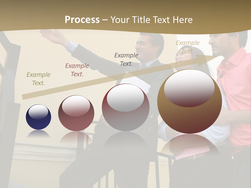 Realtor Shows The House PowerPoint Template