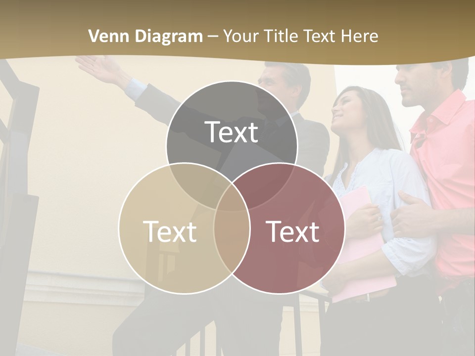 Realtor Shows The House PowerPoint Template