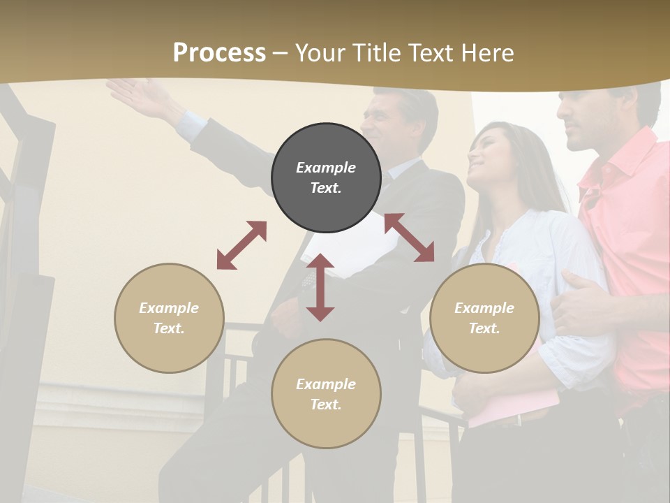 Realtor Shows The House PowerPoint Template