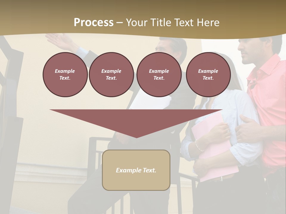 Realtor Shows The House PowerPoint Template
