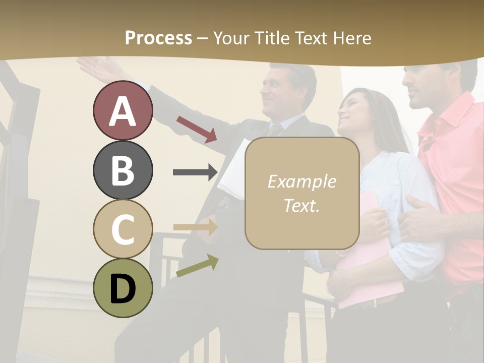 Realtor Shows The House PowerPoint Template