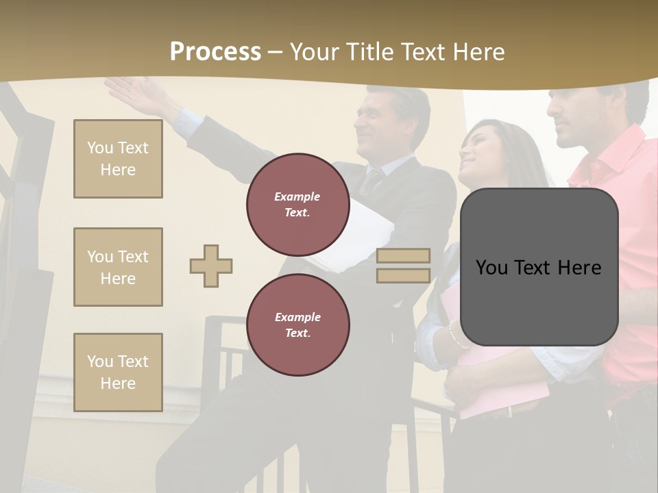Realtor Shows The House PowerPoint Template