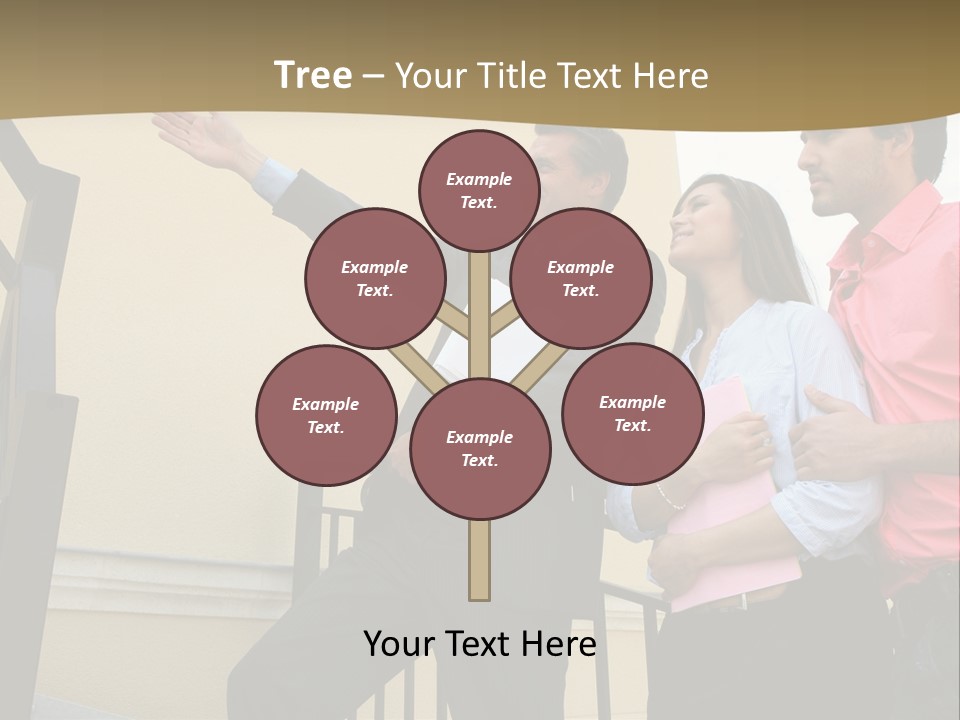 Realtor Shows The House PowerPoint Template