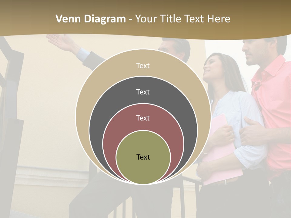Realtor Shows The House PowerPoint Template