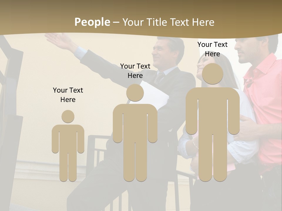 Realtor Shows The House PowerPoint Template