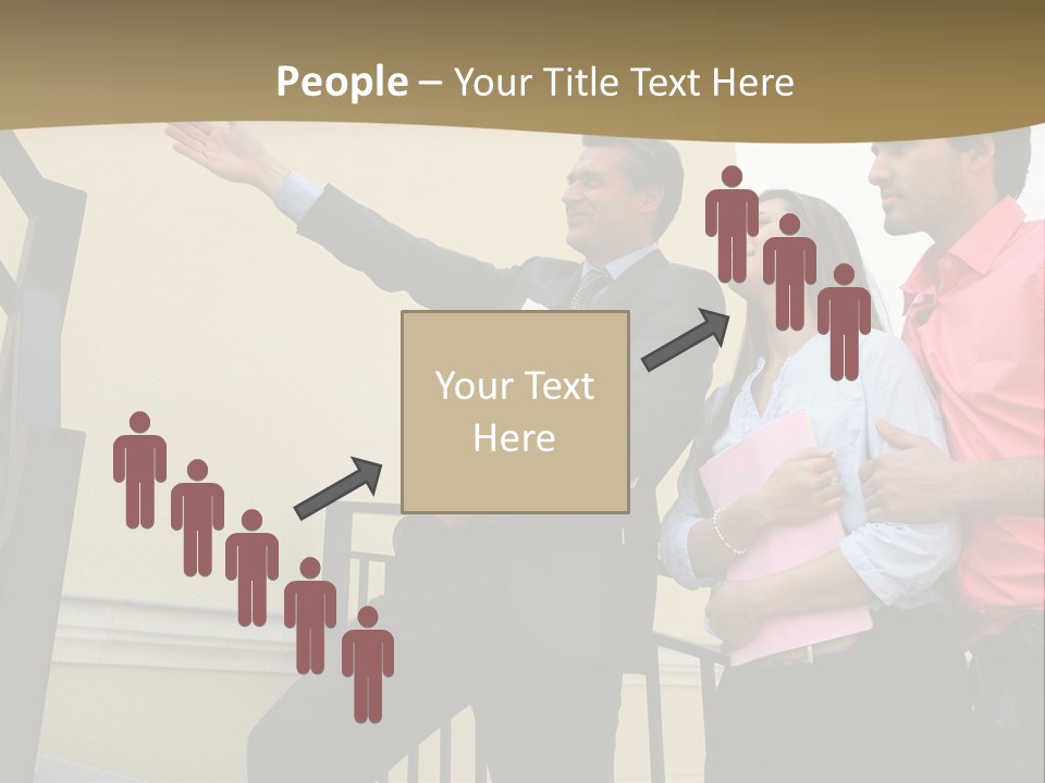 Realtor Shows The House PowerPoint Template
