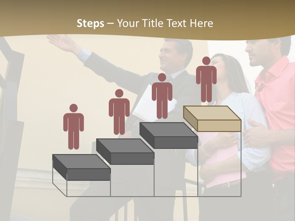 Realtor Shows The House PowerPoint Template