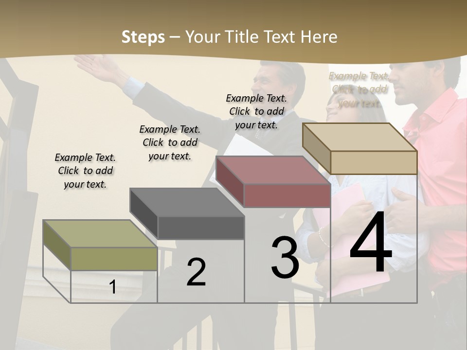 Realtor Shows The House PowerPoint Template