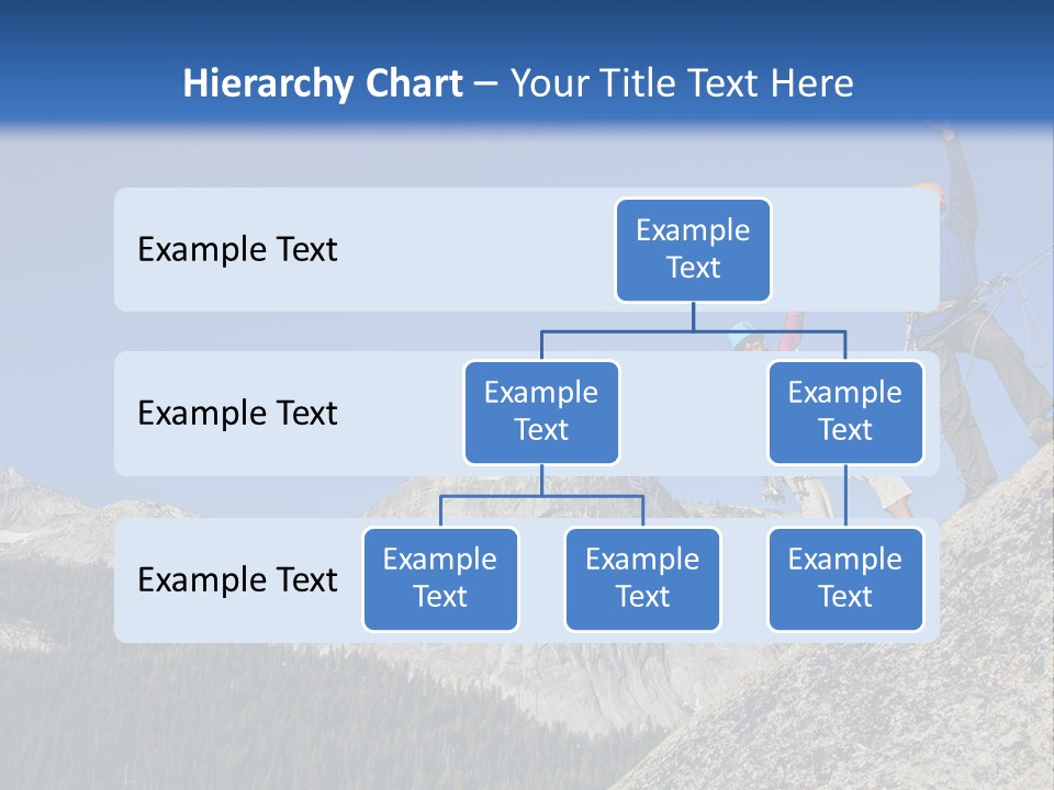 Climbing The Mountain PowerPoint Template