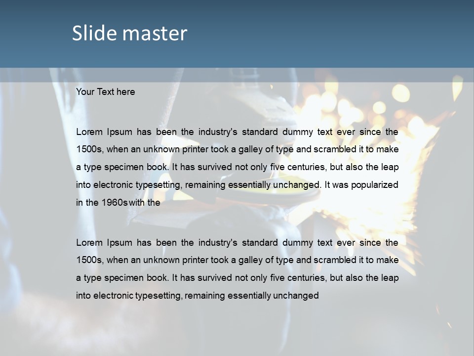Working With Metal PowerPoint Template