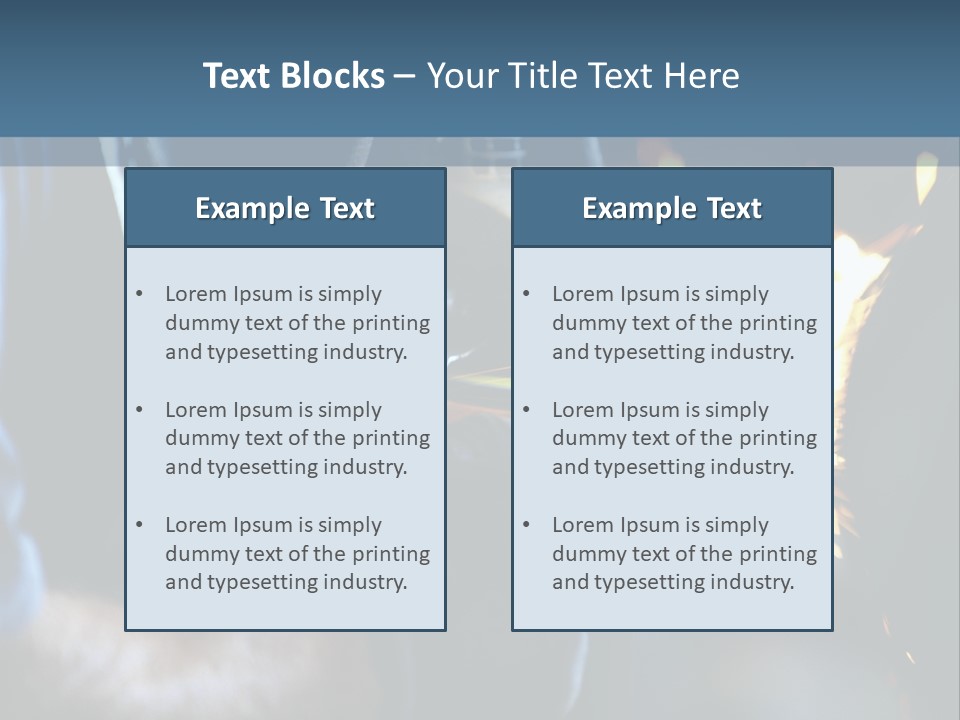 Working With Metal PowerPoint Template