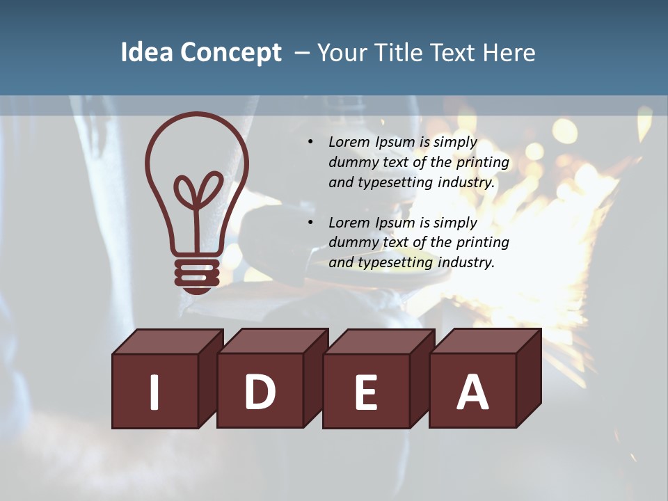 Working With Metal PowerPoint Template