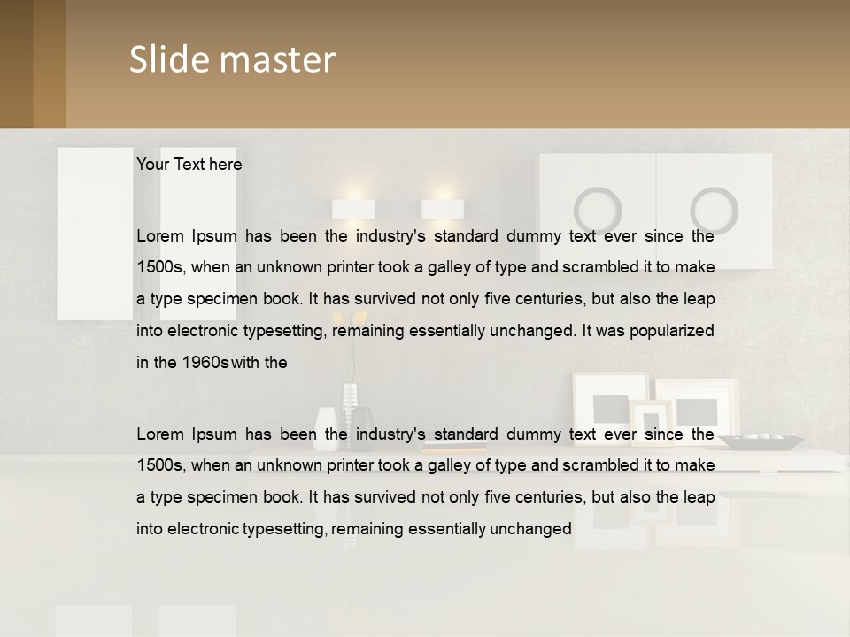 Room Interior PowerPoint Template