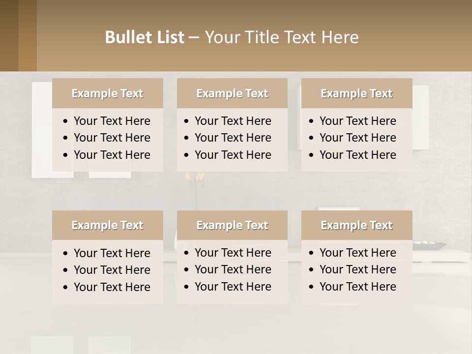 Room Interior PowerPoint Template