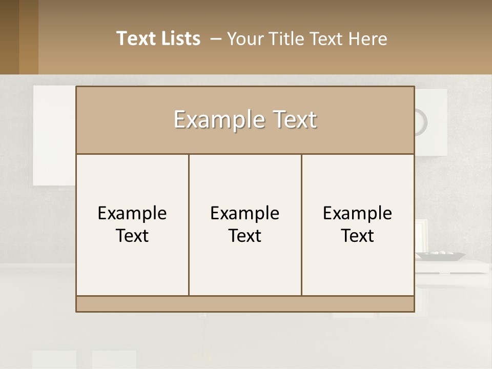 Room Interior PowerPoint Template