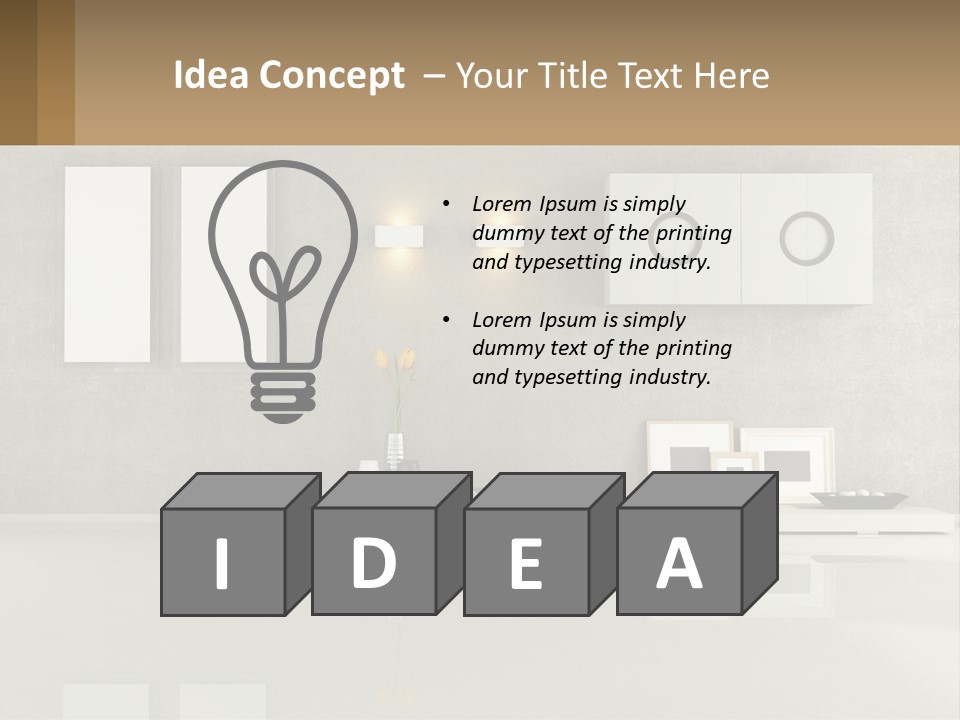 Room Interior PowerPoint Template