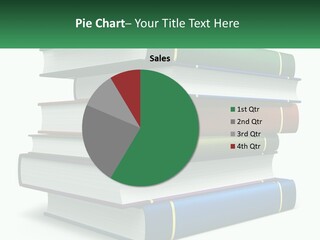 A Stack Of Books PowerPoint Template