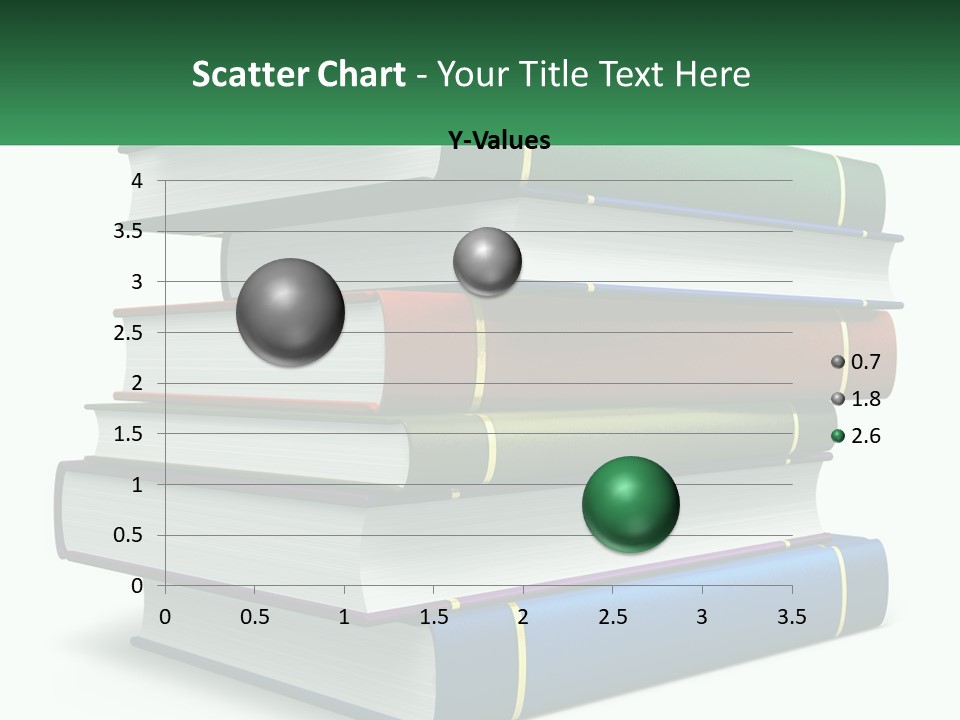 A Stack Of Books PowerPoint Template