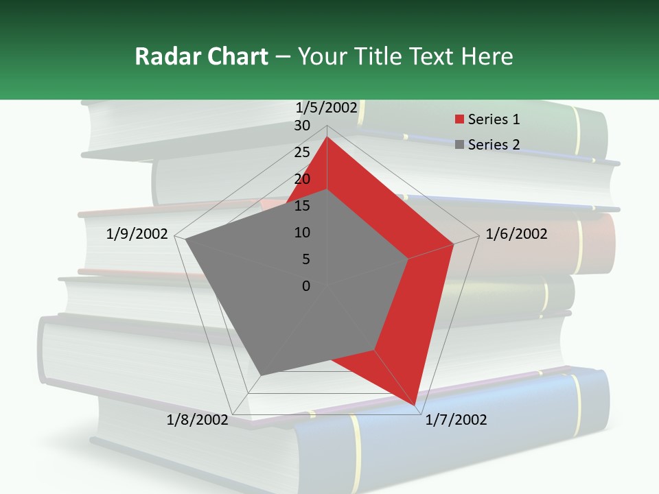 A Stack Of Books PowerPoint Template