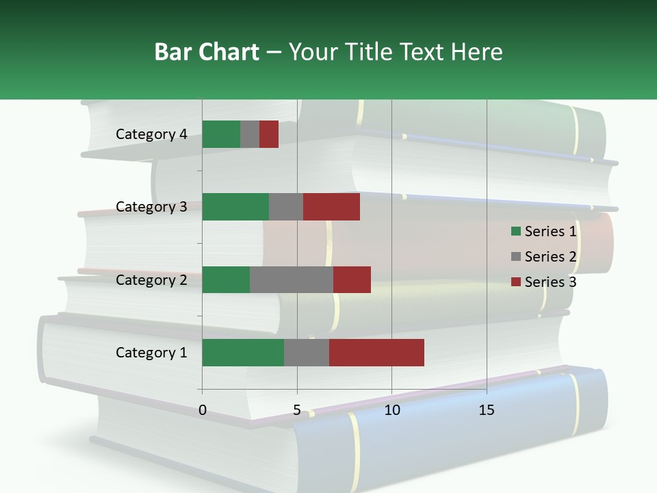 A Stack Of Books PowerPoint Template