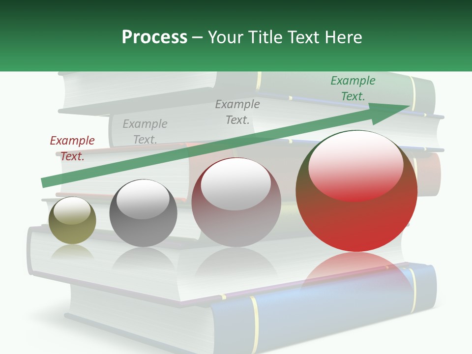 A Stack Of Books PowerPoint Template