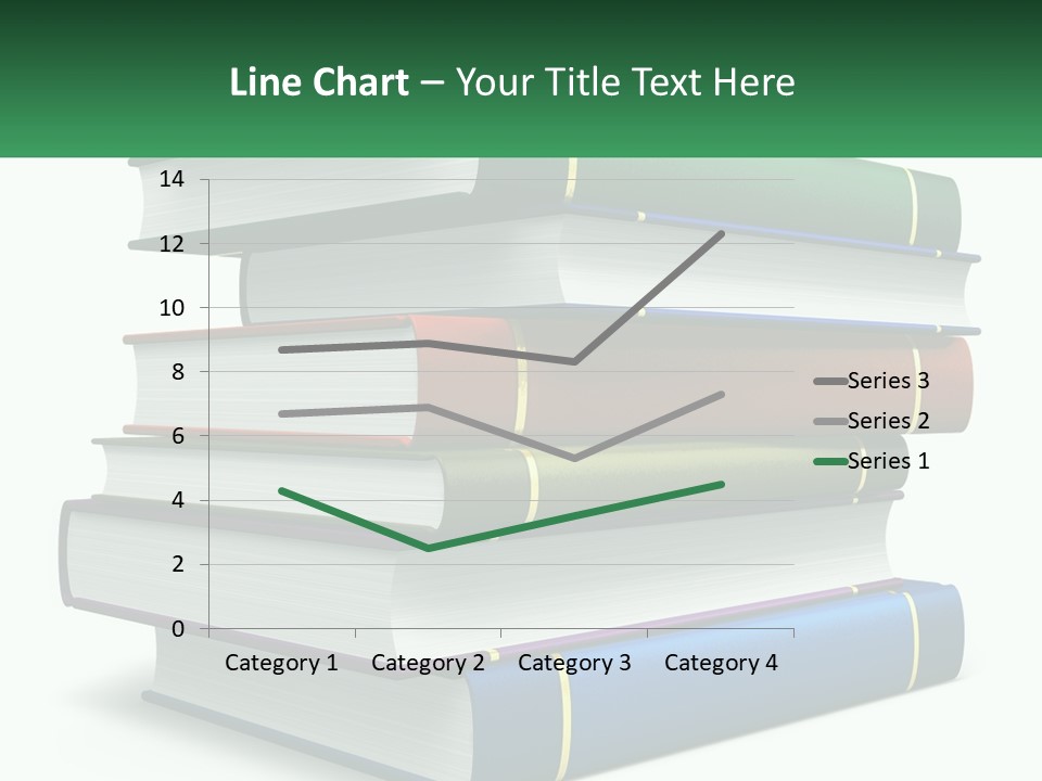 A Stack Of Books PowerPoint Template