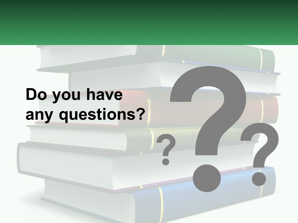 A Stack Of Books PowerPoint Template