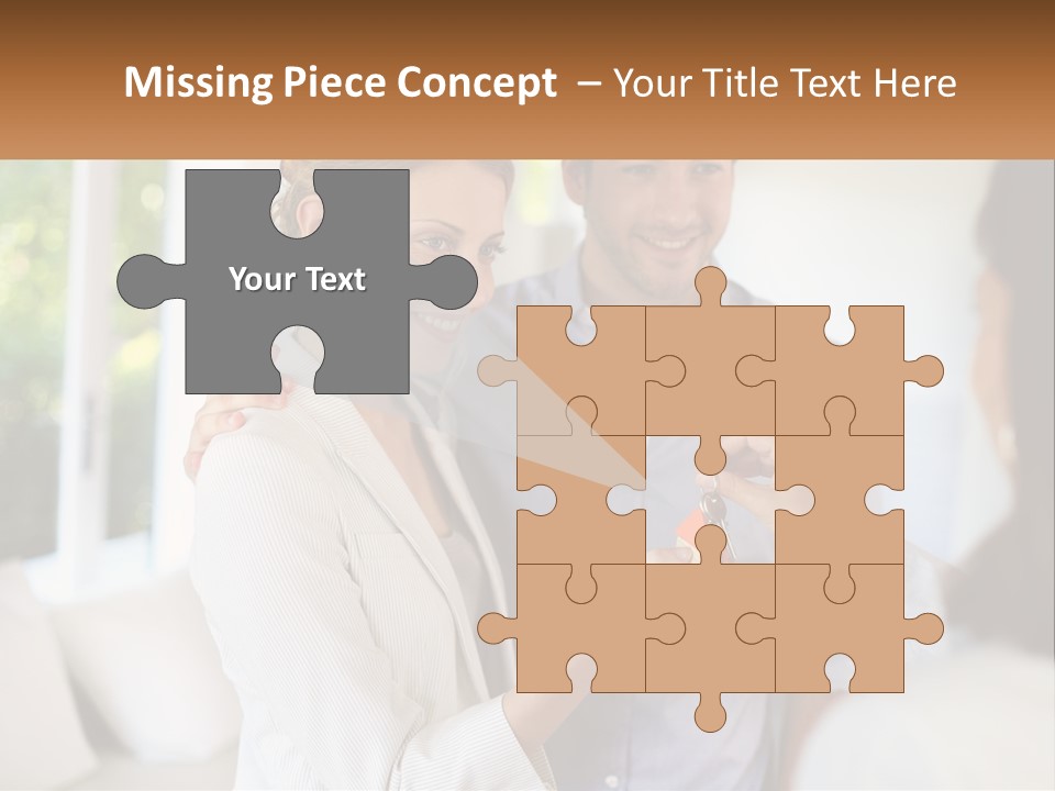 Handing Over House Keys PowerPoint Template