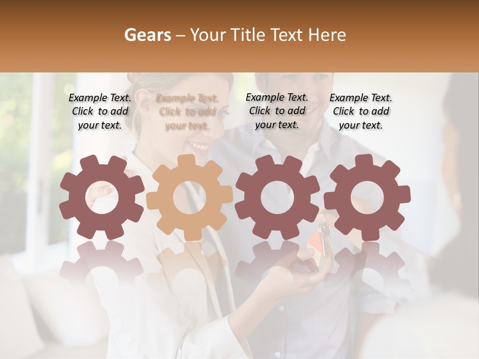 Handing Over House Keys PowerPoint Template