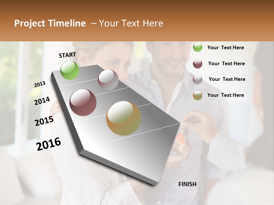 Handing Over House Keys PowerPoint Template