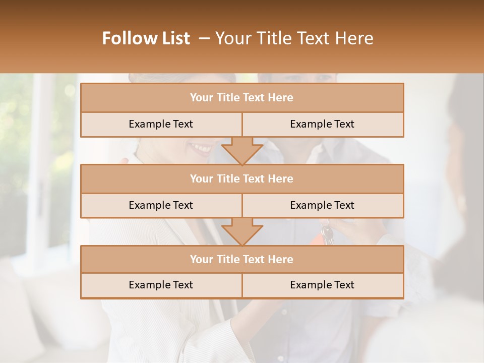 Handing Over House Keys PowerPoint Template