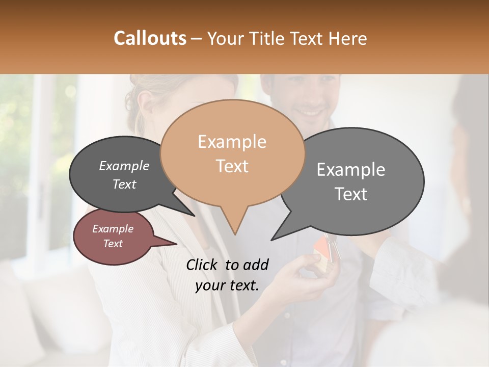 Handing Over House Keys PowerPoint Template