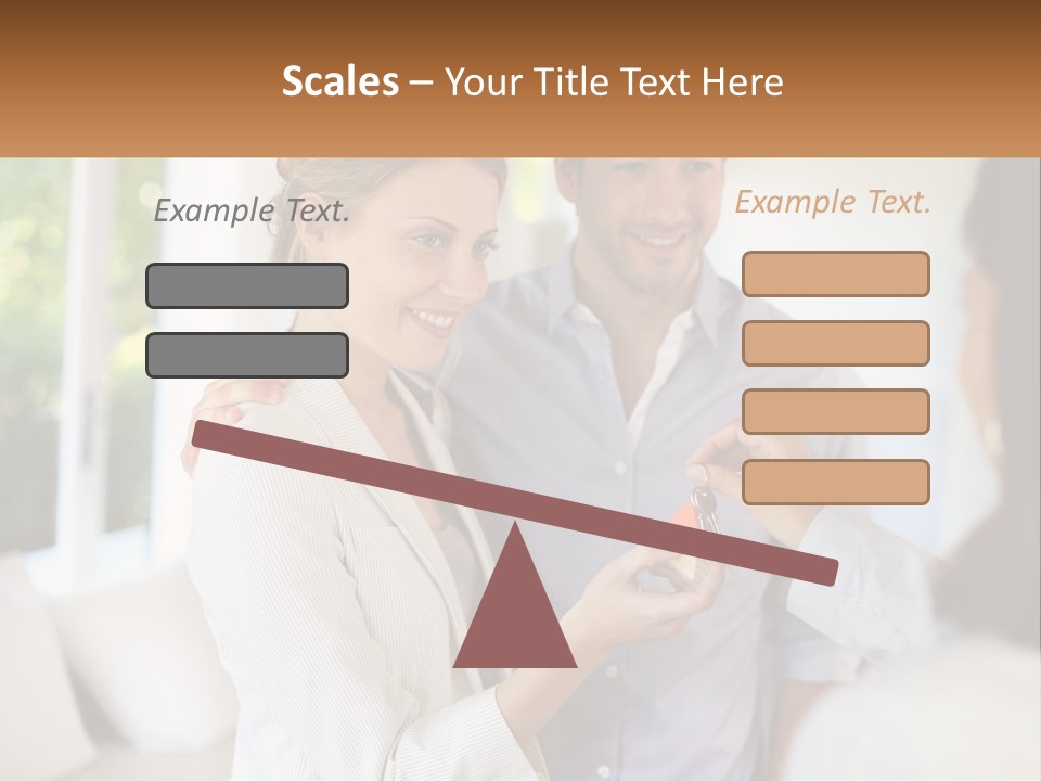 Handing Over House Keys PowerPoint Template