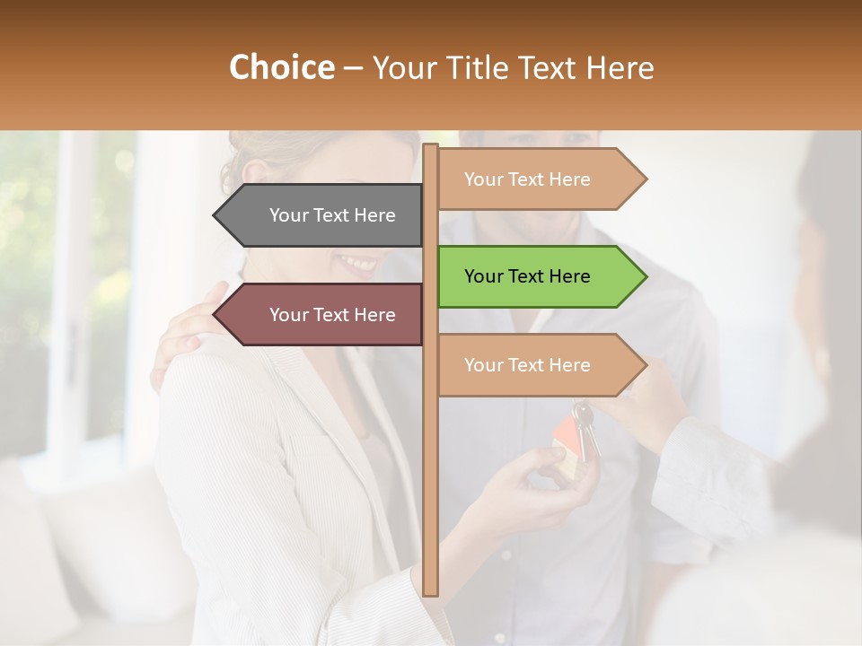 Handing Over House Keys PowerPoint Template