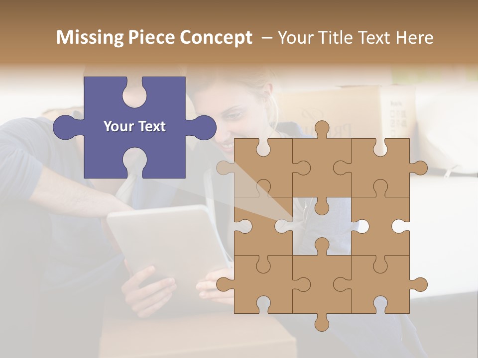 Product Overview On The Tablet PowerPoint Template