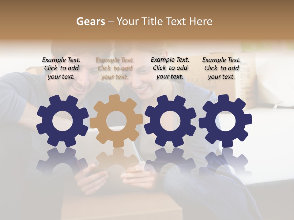 Product Overview On The Tablet PowerPoint Template