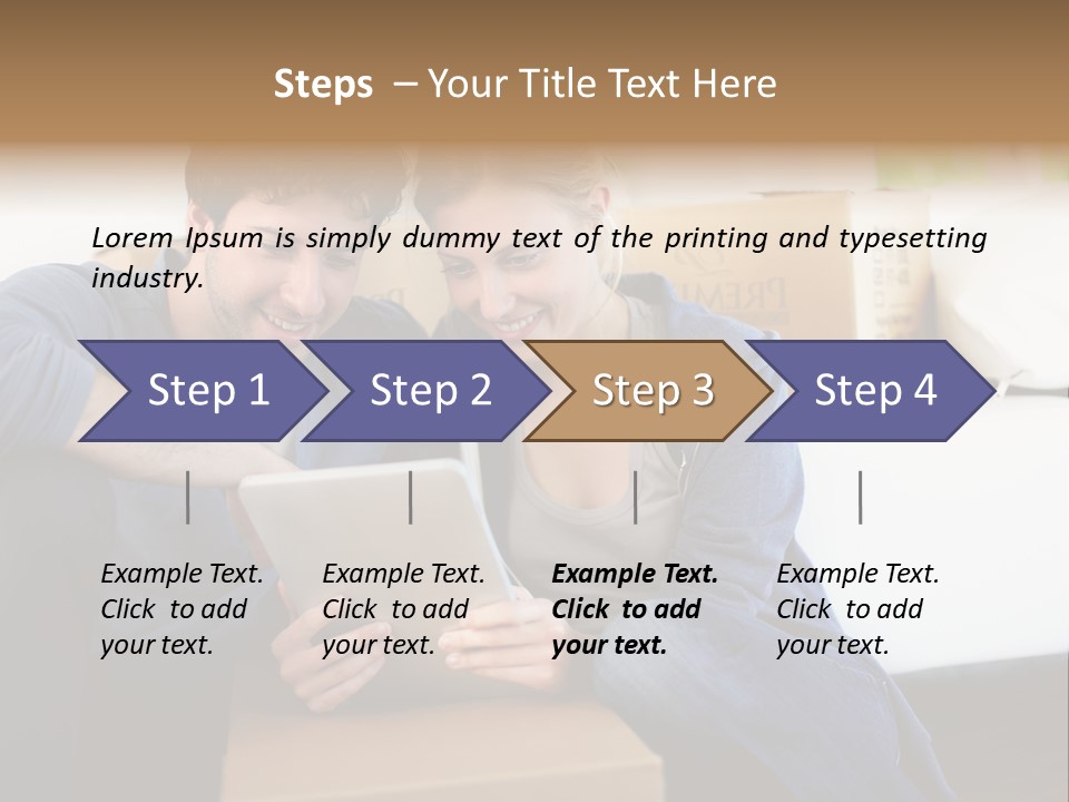 Product Overview On The Tablet PowerPoint Template