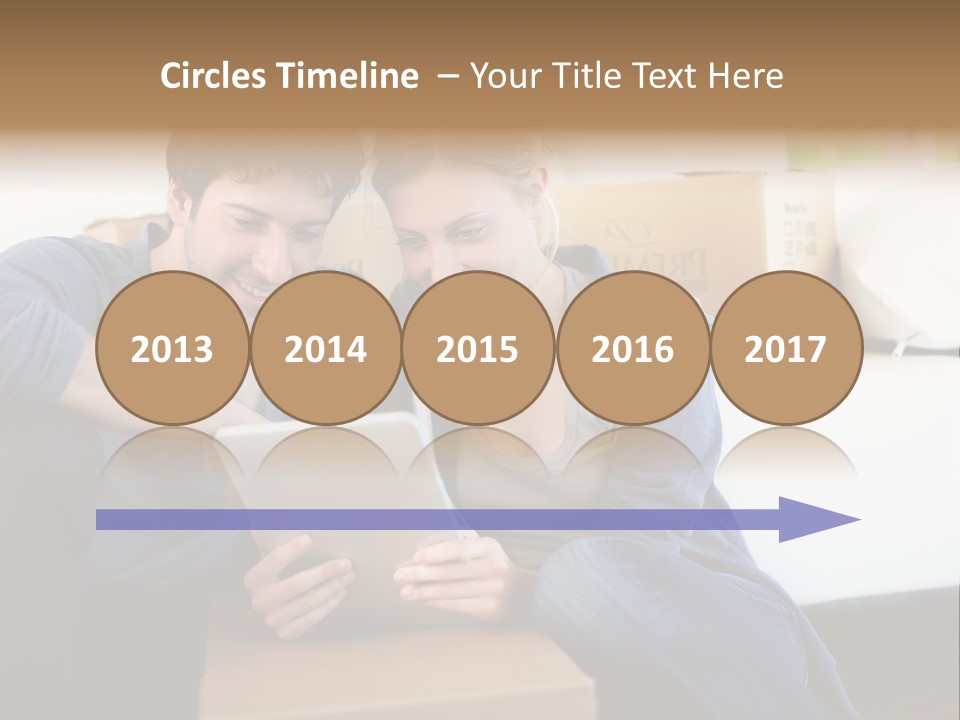Product Overview On The Tablet PowerPoint Template