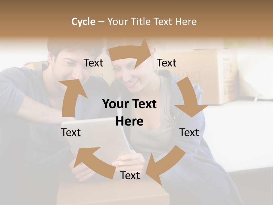 Product Overview On The Tablet PowerPoint Template