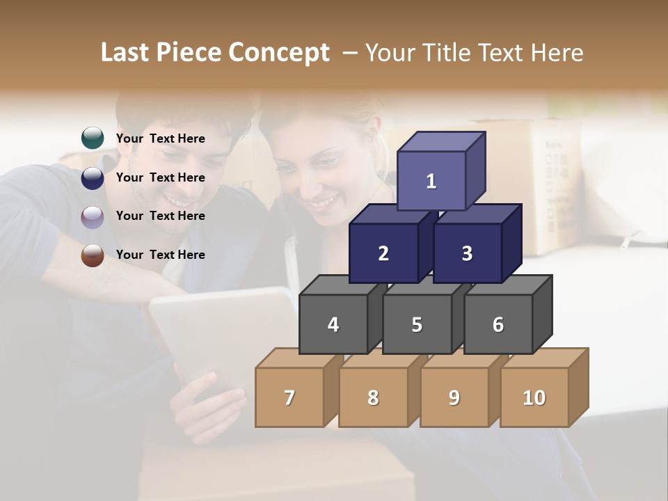 Product Overview On The Tablet PowerPoint Template