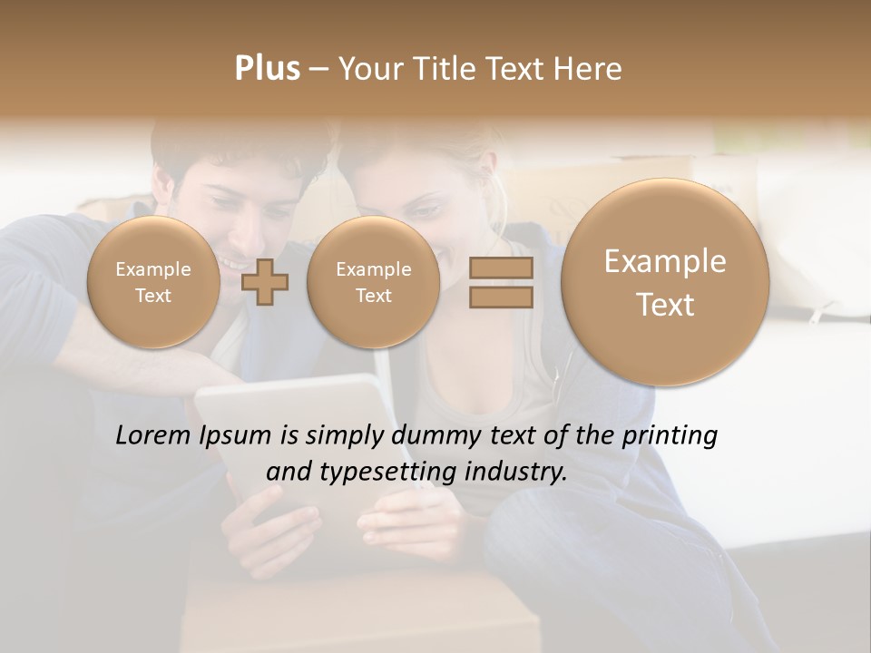 Product Overview On The Tablet PowerPoint Template