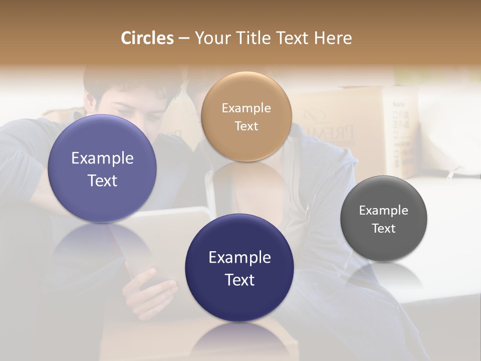 Product Overview On The Tablet PowerPoint Template