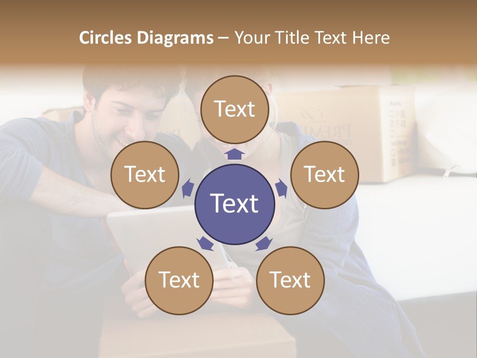 Product Overview On The Tablet PowerPoint Template