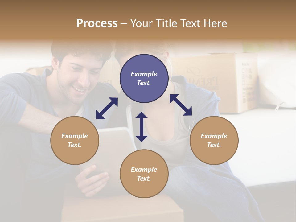 Product Overview On The Tablet PowerPoint Template